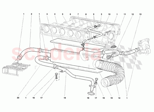 Part Diagram for Lamborghini 001532768