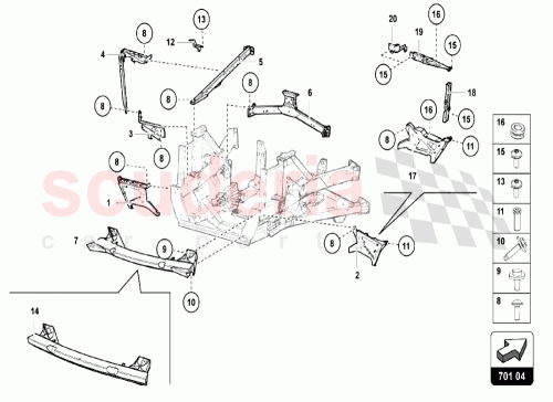 Part Diagram for Lamborghini 470813983