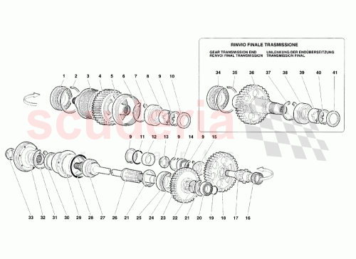 Part Diagram for Lamborghini 002434628