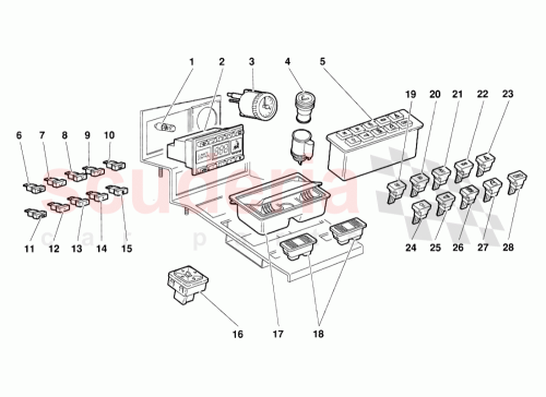 Part Diagram for Lamborghini 005929709