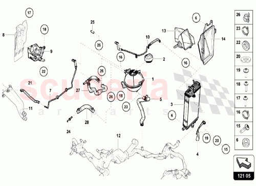 Part Diagram for Lamborghini N90687001