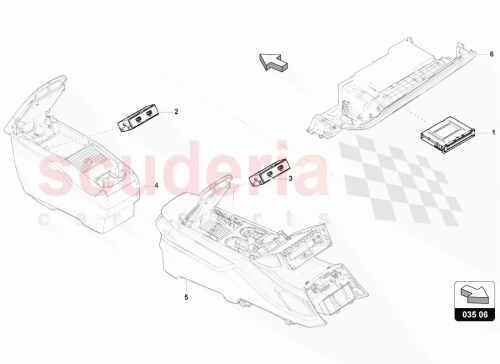 Part Diagram for Lamborghini 4N0035123