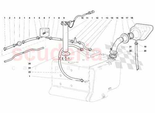Part Diagram for Lamborghini 006229649