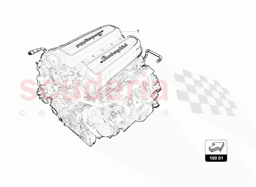 Part Diagram for Lamborghini 4T0198002