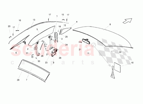 Part Diagram for Lamborghini 400845201A