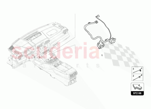 Part Diagram for Lamborghini 4ML971641A