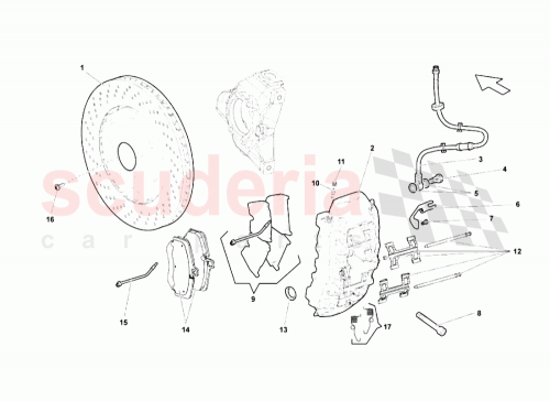 Part Diagram for Lamborghini 400615105S