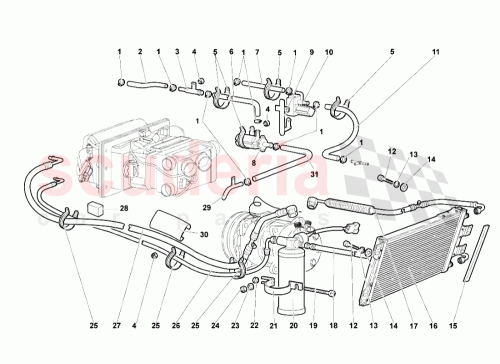 Part Diagram for Lamborghini 07M119597A
