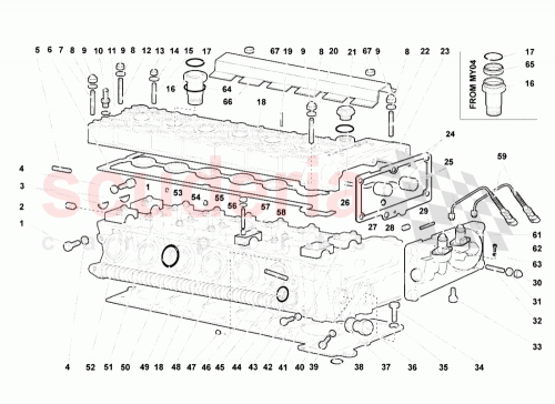Part Diagram for Lamborghini 008604703