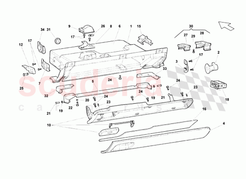 Part Diagram for Lamborghini 331947113