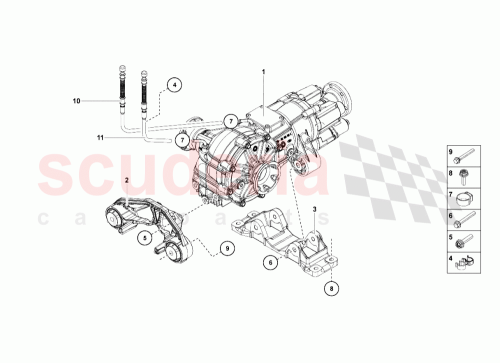 Part Diagram for Lamborghini 01S409021G