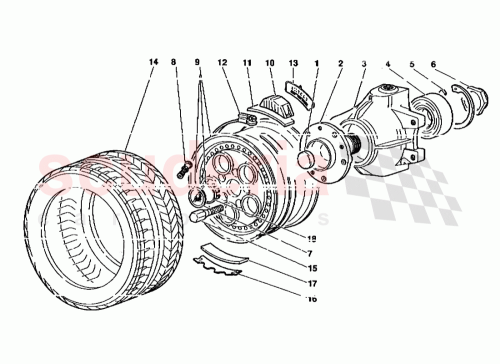 Part Diagram for Lamborghini 008579007