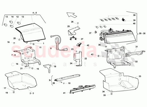 Part Diagram for Lamborghini 407971830B