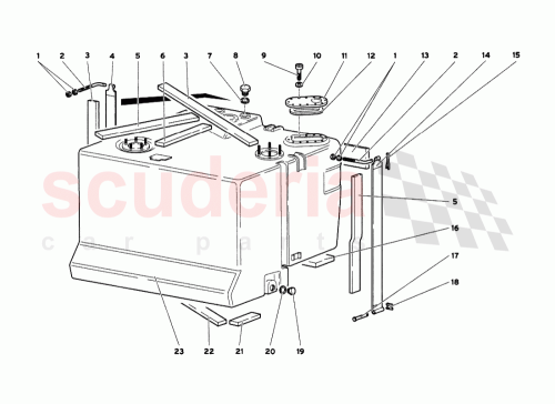 Part Diagram for Lamborghini 008609912