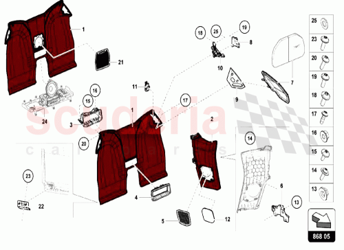 Part Diagram for Lamborghini N01152322