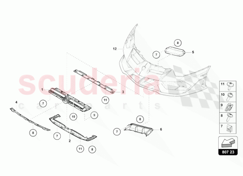 Part Diagram for Lamborghini 470807158