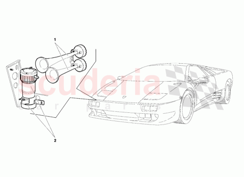Part Diagram for Lamborghini 005931907