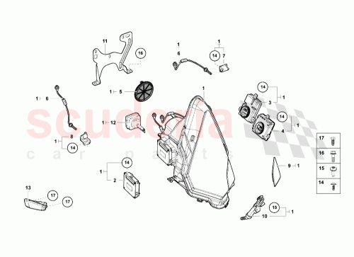 Part Diagram for Lamborghini 470941004N