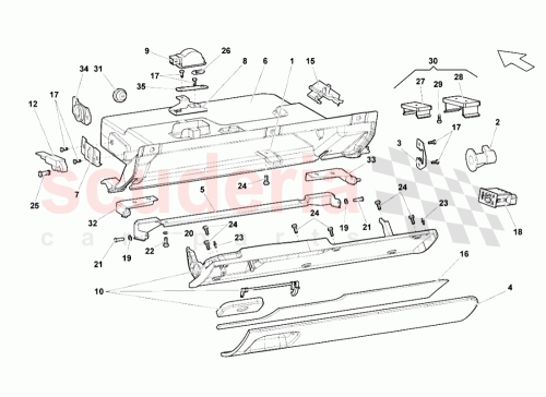Part Diagram for Lamborghini 401858793F