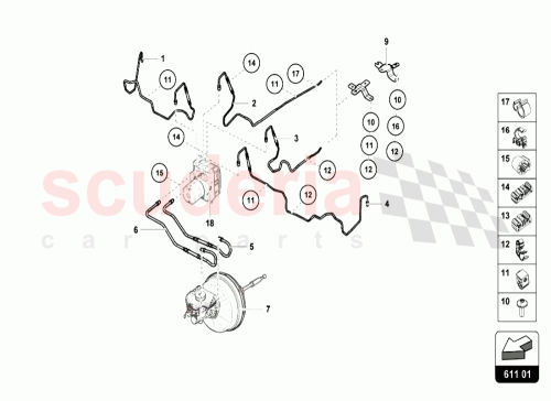 Part Diagram for Lamborghini 4T0614724D