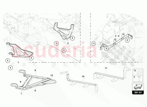 Part Diagram for Lamborghini 470201070D