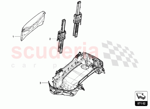 Part Diagram for Lamborghini 4T7880077