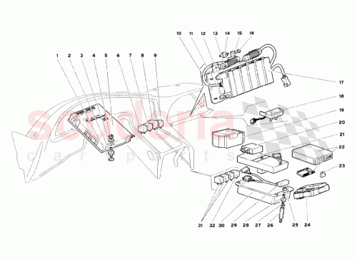 Part Diagram for Lamborghini 0020002641
