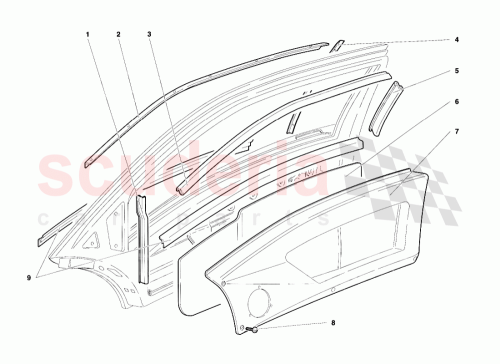Part Diagram for Lamborghini 009421558