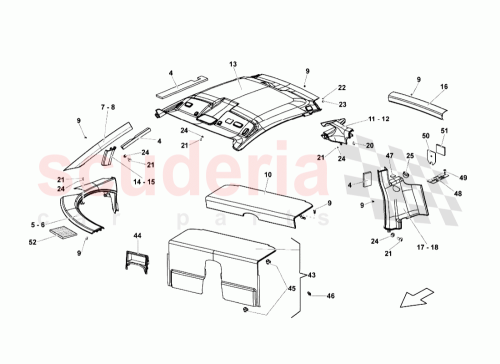 Part Diagram for Lamborghini 408868417G