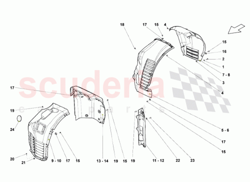 Part Diagram for Lamborghini 400807707B