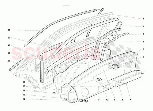 Part Diagram for Lamborghini 005935329