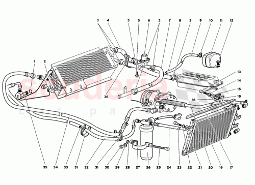 Part Diagram for Lamborghini 004535912