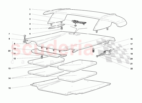 Part Diagram for Lamborghini 009955411
