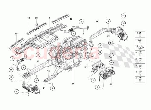Part Diagram for Lamborghini 470819203