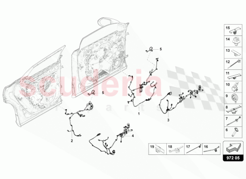 Part Diagram for Lamborghini 4ML971036P