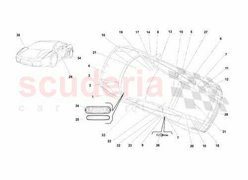 Part Diagram for Lamborghini 408010530