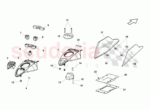 Part Diagram for Lamborghini 400863284