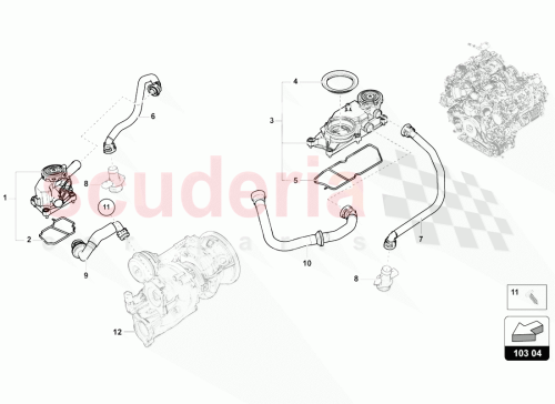 Part Diagram for Lamborghini 0P2103210L