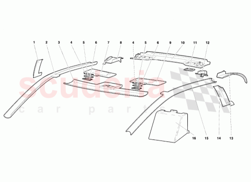 Part Diagram for Lamborghini 009458443