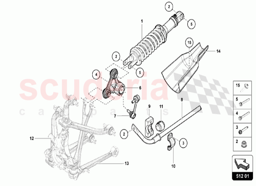 Part Diagram for Lamborghini 470512019AD