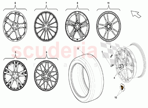 Part Diagram for Lamborghini 0R1400588