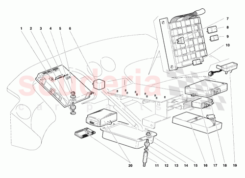 Part Diagram for Lamborghini 005133176