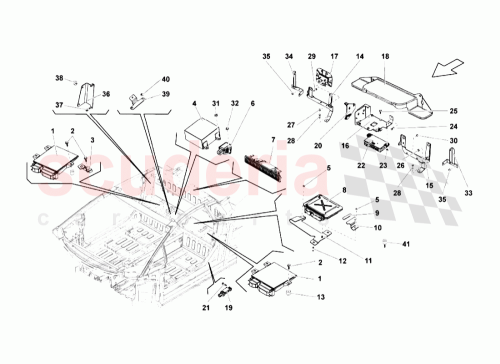 Part Diagram for Lamborghini N150825