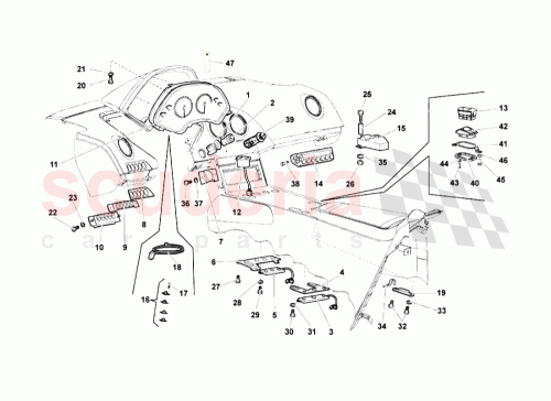 Part Diagram for Lamborghini 410858099A