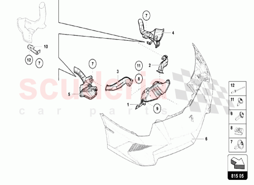 Part Diagram for Lamborghini 470805826D