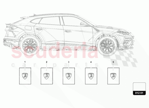 Part Diagram for Lamborghini 4ML012772FA