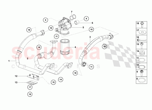 Part Diagram for Lamborghini 470115318A
