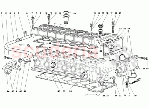 Part Diagram for Lamborghini 0011004551