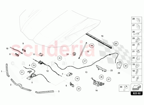 Part Diagram for Lamborghini N91186001