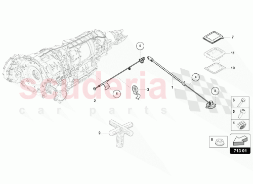 Part Diagram for Lamborghini 4M0713079A
